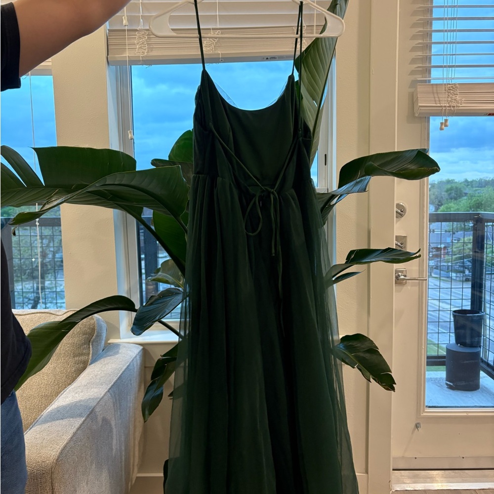 Hello Molly Elegant Green Evening Dress - Picture 3 of 8